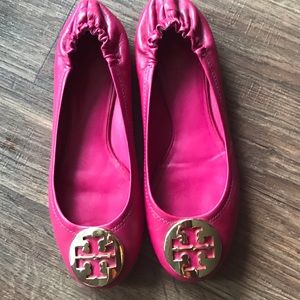 Hot Pink Tory Burch Flat